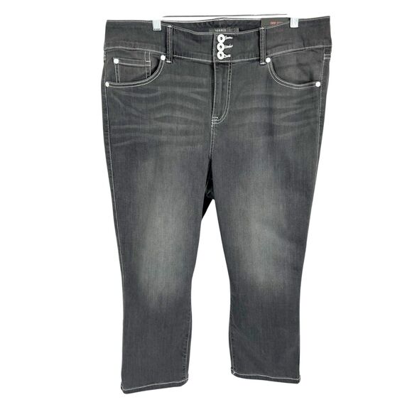 torrid Denim - NEW Torrid Super Soft Gray High Rise Stretch Crop Jegging Plus Size 20